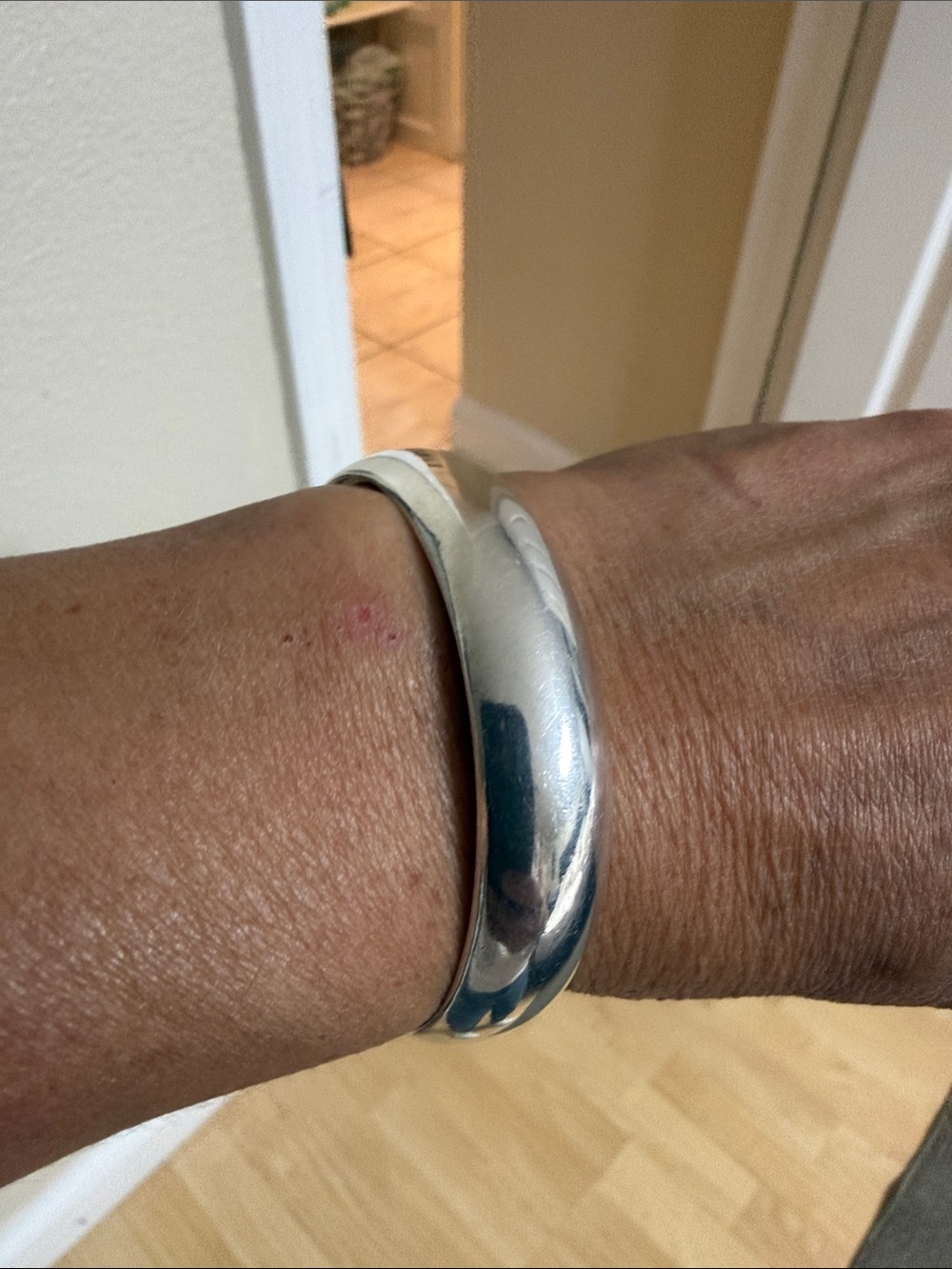 Sterling silver cuff bracelet 925